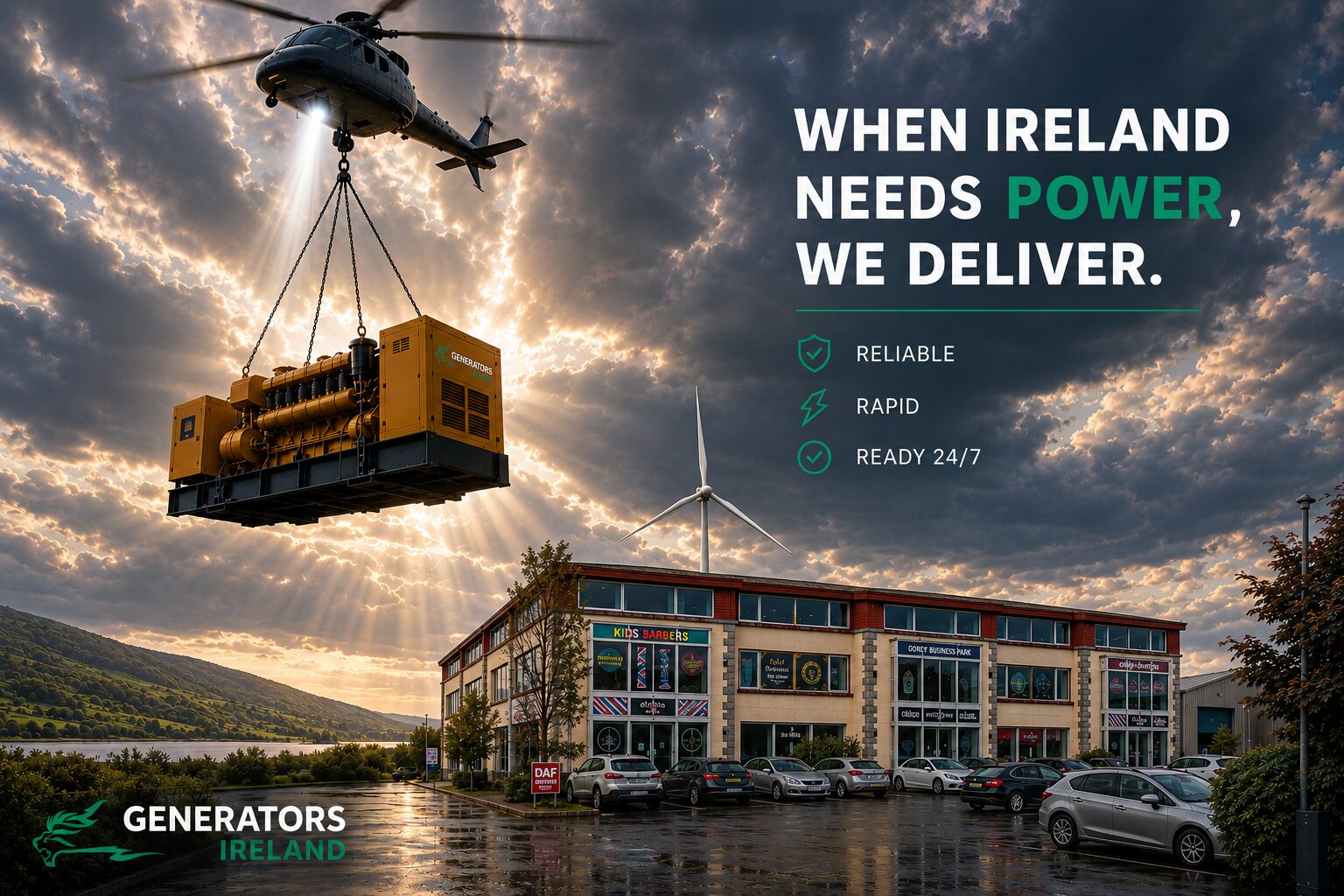 Gorey business park - generators ireland